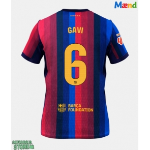 Barcelona Paez Gavi #6 Replika Hjemmebanetrøje 2026-27 Kortærmet